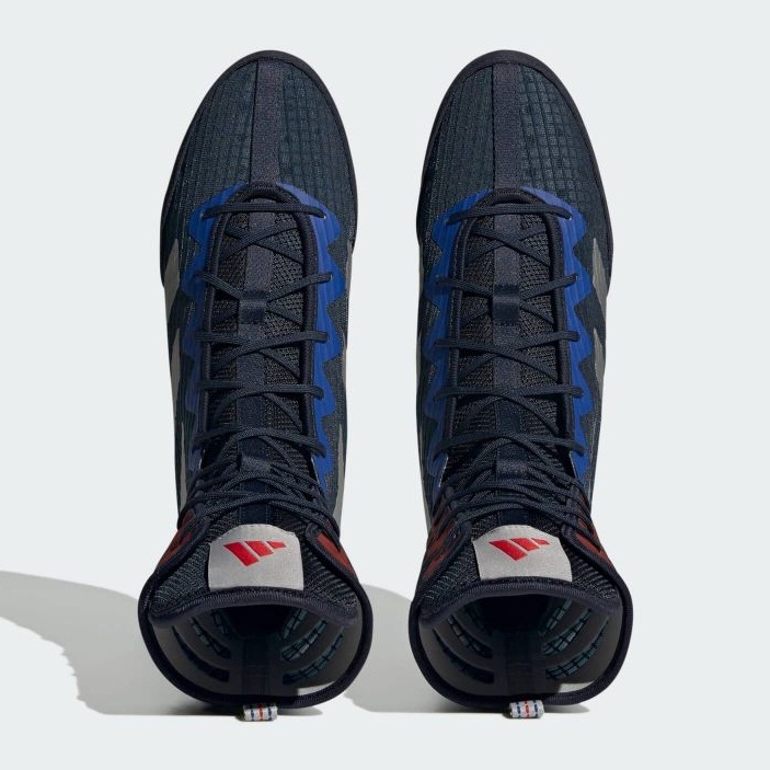 Adidas Box Hog 4 HP6880 Navy Blue Boxing Chaussures bleu 1