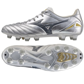 Mizuno Morelia Neo IV Pro Mg P1GA253404 Chaussures de football argent 1