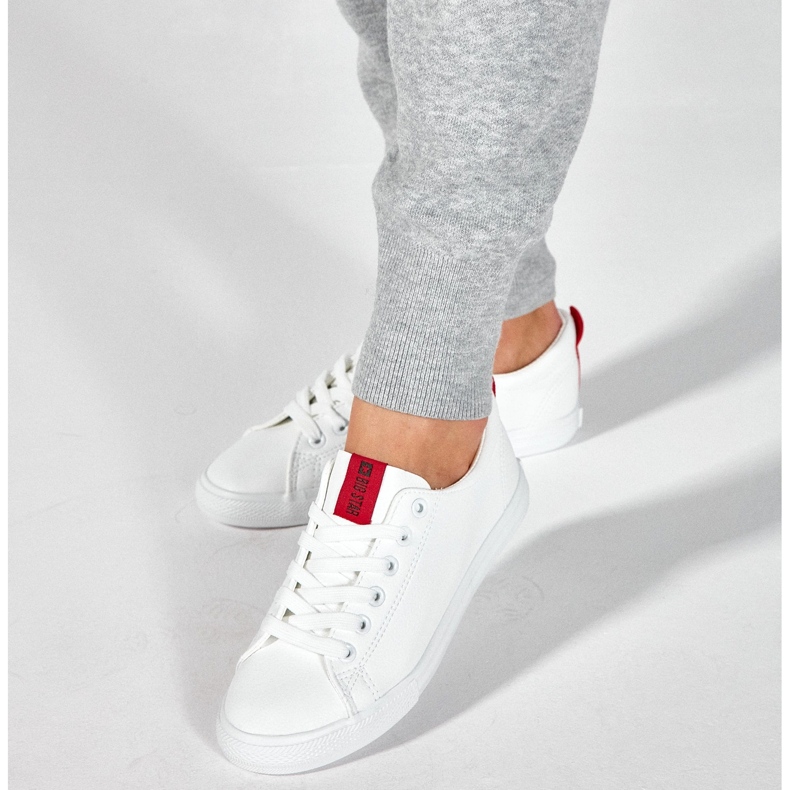 Sneakers Chaussures féminines Big Star DD274685 White blanche 1