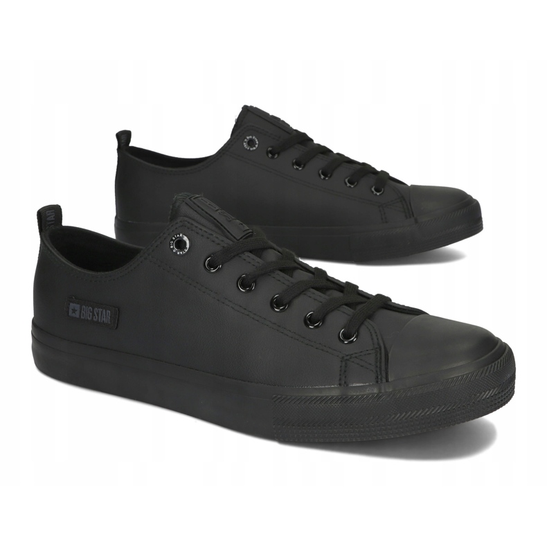 Sneakers masculins Big Star KK174009 Chaussures noires 2