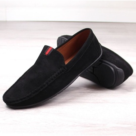 Mocassins McKeylor en daim M 2260 JAN208A le noir 4