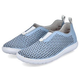 Chaussures ajourées confortables Rieker W RKR653 bleu 13
