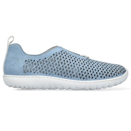 Chaussures ajourées confortables Rieker W RKR653 bleu 19