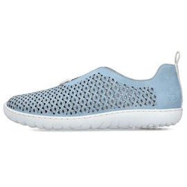 Chaussures ajourées confortables Rieker W RKR653 bleu 20