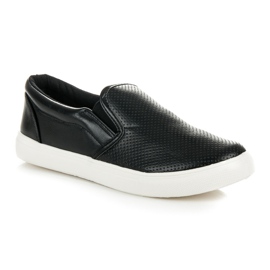 Slipons Ajourés noir 2