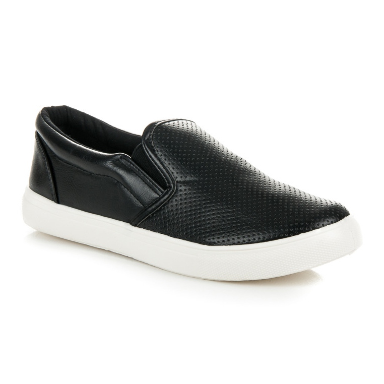 Slipons Ajourés noir 2