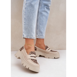 Zazoo Locs en cuir féminin léger beige 2