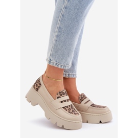 Zazoo Locs en cuir féminin léger beige 1