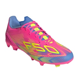 Adidas F50 League FG / MG IE1291 Chaussures de football rose 1