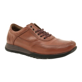 Olivier Chaussures décontractées en cuir pour hommes 902KNT marron brun 2 Olivier Chaussures décontractées en cuir pour hommes 902KNT marron brun 2