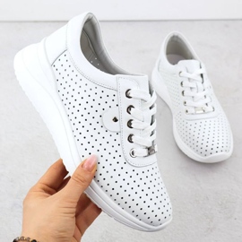 Vinceza 79532 Chaussures de sport ouvert blanche 1