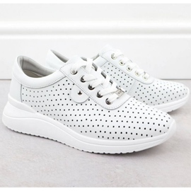 Vinceza 79532 Chaussures de sport ouvert blanc 2