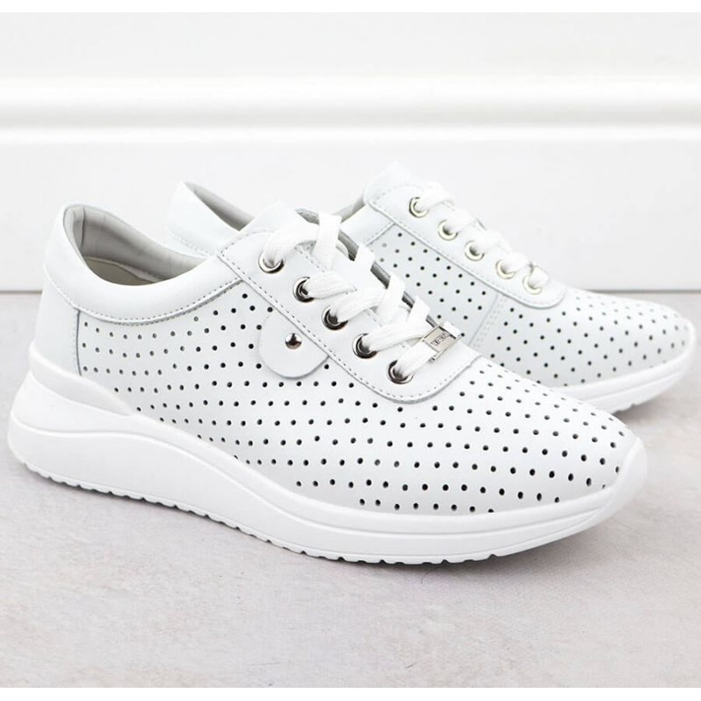 Vinceza 79532 Chaussures de sport ouvert blanc 2