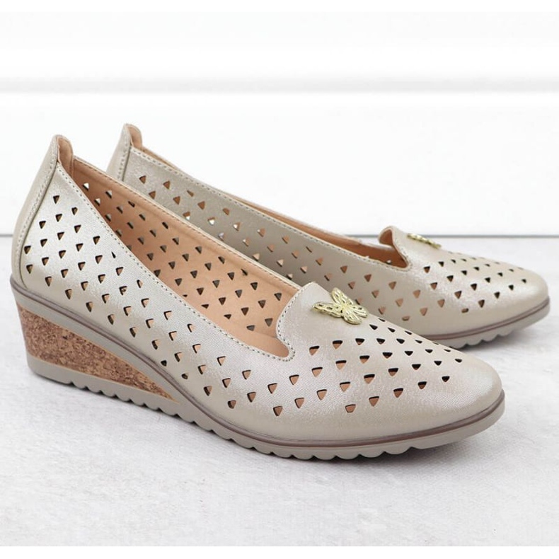 Vinceza Chaussures ouvertes à Vincez 58472 Jan359 doré 2