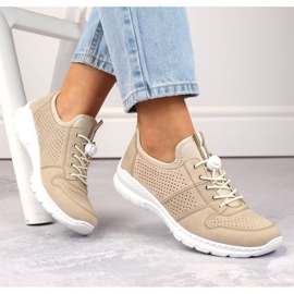 Rieker L3254-62 Chaussures de sport beige 2
