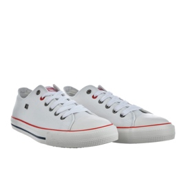 Chaussures masculines Big Star NN174301 Sneakers blancs 2