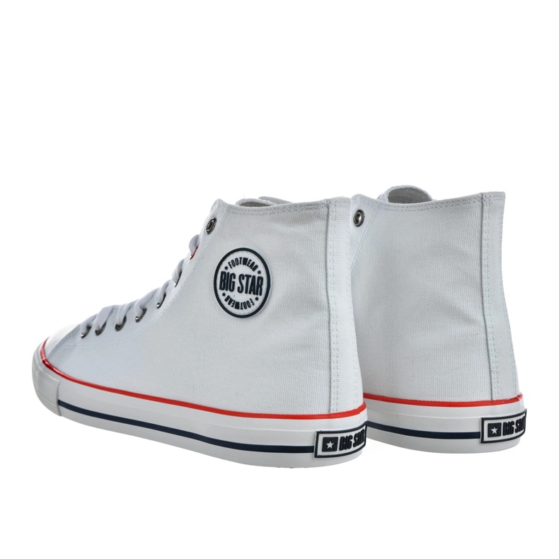 Chaussures masculines Sneakers High Big Star NN174305 White blanc 2