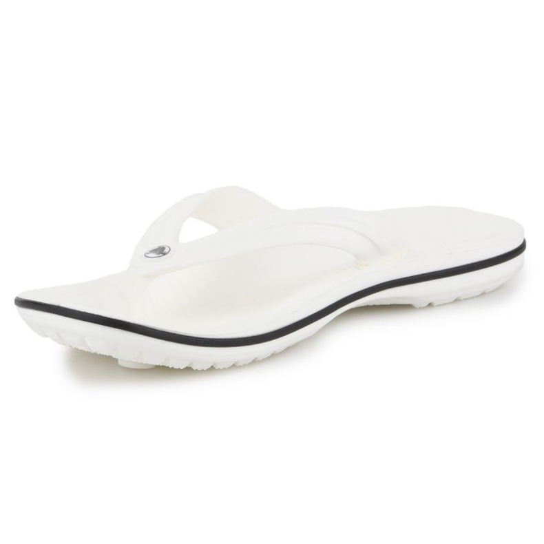 Les tongs masculins Crocs Crocband Flip 11033-100 blanc 3