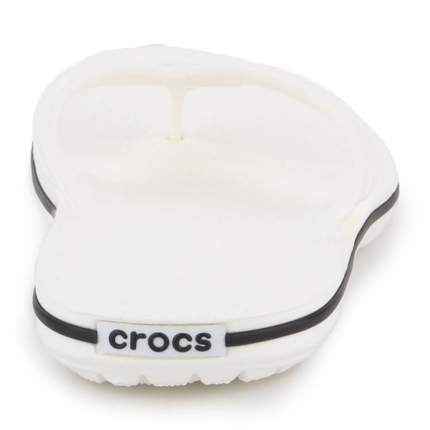 Les tongs masculins Crocs Crocband Flip 11033-100 blanc 4
