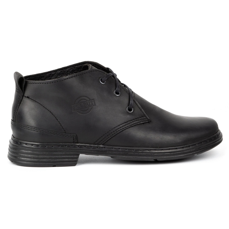 Polbut Boots cuir homme 191D noir 1