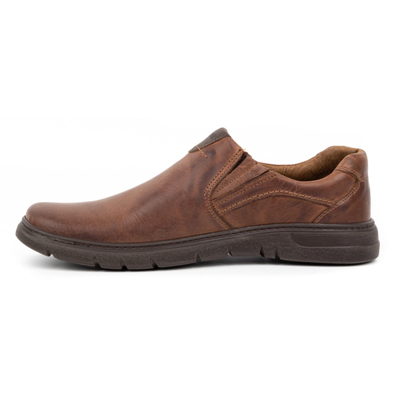 Joker Chaussures homme en cuir 507J marron brun 2
