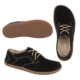 Olivier Chaussures en cuir minimaliste aux pieds nus 1082 Nubuk noir le noir 1 Olivier Chaussures en cuir minimaliste aux pieds nus 1082 Nubuk noir le noir 1