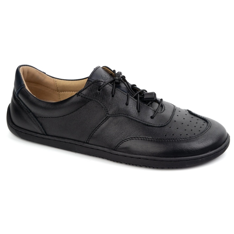 Kampol Chaussures en cuir minimaliste aux pieds nus 500/15 noir 1