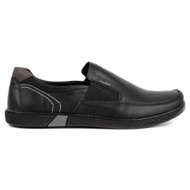 KOMODO Mocassins homme noirs 912 le noir 1