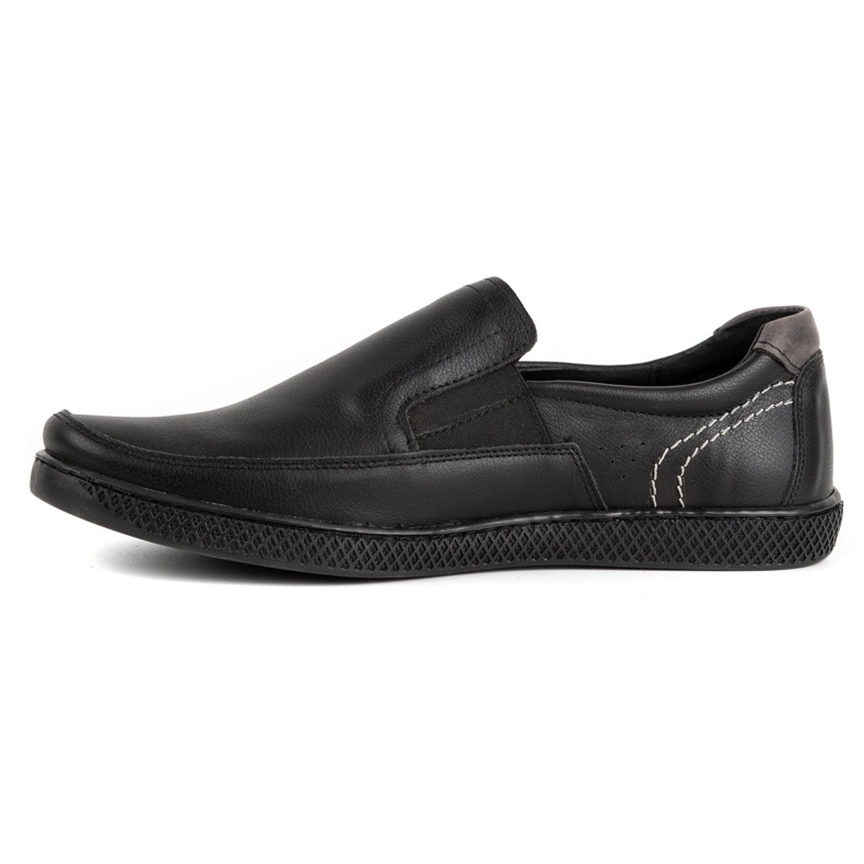 KOMODO Mocassins homme noirs 912 le noir 2