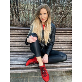 ButBal Chaussures trekking femme 674BB rouge 2 ButBal Chaussures trekking femme 674BB rouge 2