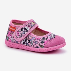 Slippers pour enfants en pandas roses 6