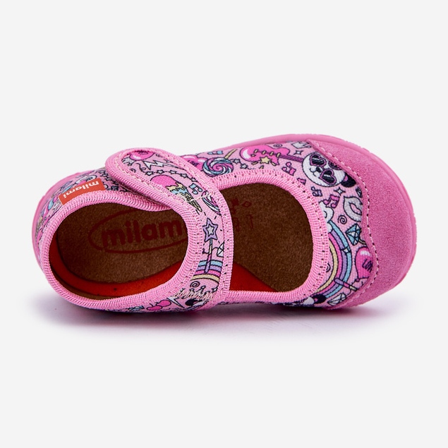 Slippers pour enfants en pandas roses 2