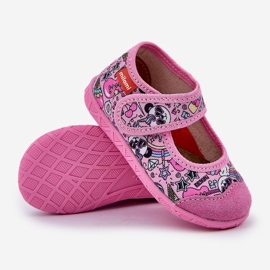 Slippers pour enfants en pandas roses 3