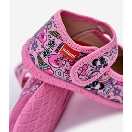 Slippers pour enfants en pandas roses 5