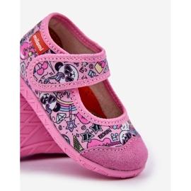 Slippers pour enfants en pandas roses 4