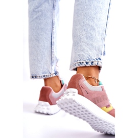 Baskets Big Star féminines rose-beige 4