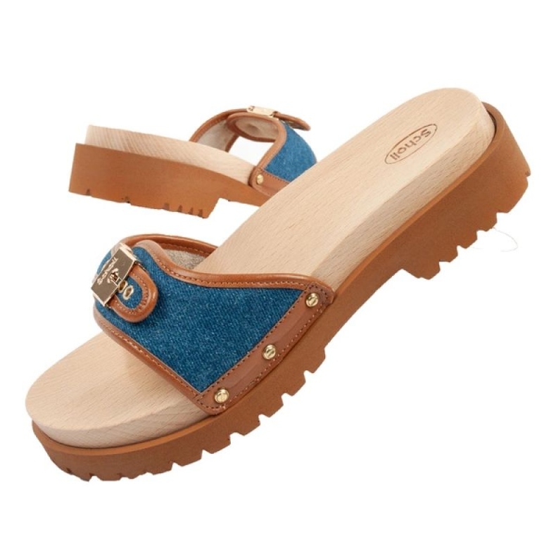 Scholl Pescura emblématique F305492349 Clogs bleu 1