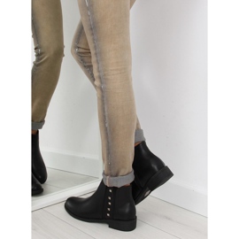 Bottines Chelsea noires pour femme CH-89 noir 1