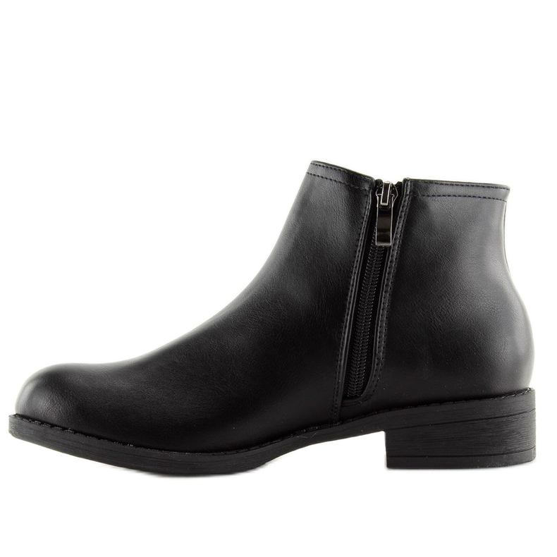 Bottines Chelsea noires pour femme CH-89 noir le noir 2