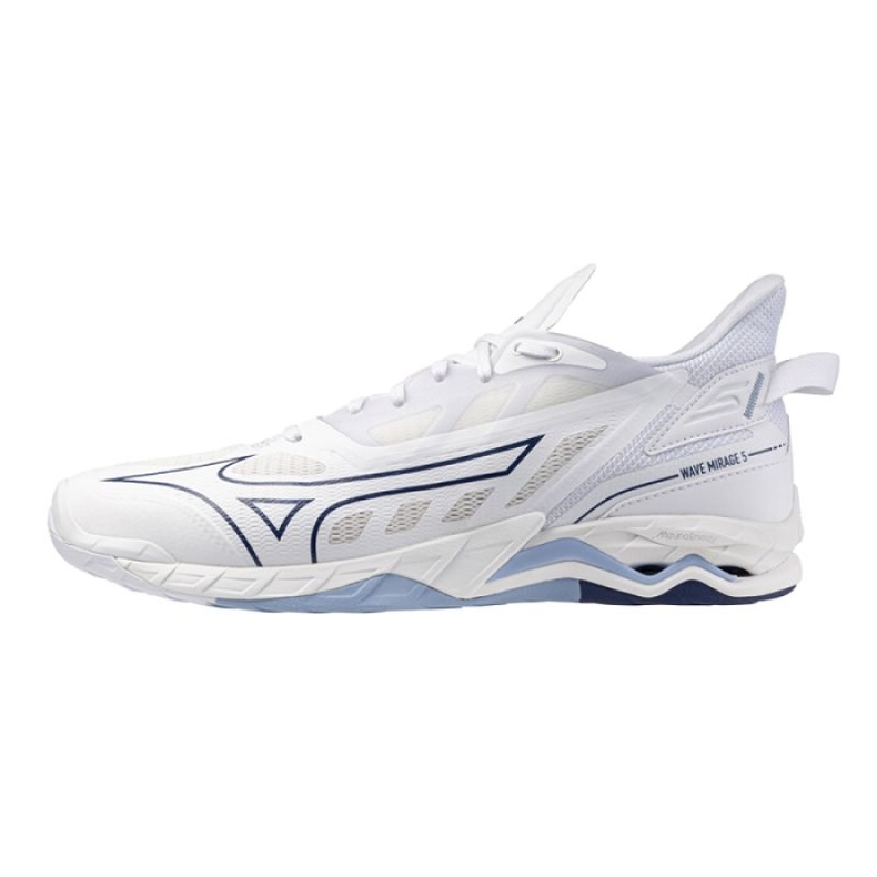 MIZUNO WAVE MIRAGE 5 X1GA235097 Volleyball Chaussures blanche 1