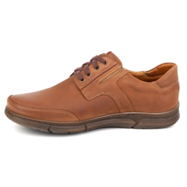 Polbut Chaussures masculines décontractées J55 Camel brun 1