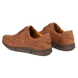 Polbut Chaussures masculines décontractées J55 Camel brun 5