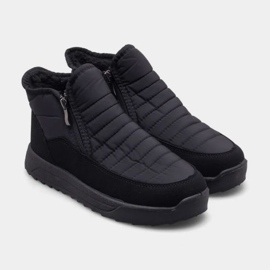 Bottes de neige d'hiver Progress PROGJ-21-21 le noir 7