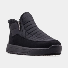 Bottes de neige d'hiver Progress PROGJ-21-21 le noir 8