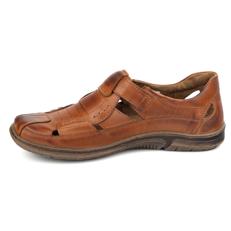 KOMODO Chaussures en cuir velcro 937 marron brun 1 KOMODO Chaussures en cuir velcro 937 marron brun 1