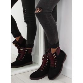 Bottines à lacets noires 1539 Noir le noir 2