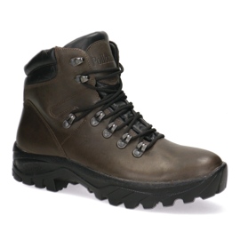 Bottes de randonnée en cuir tactique-Myśliwskie Knieja Pollonus Brown 6-0127-002 brun brun 1