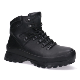 Chaussures tactiques de trekking solide-Myśliwskie Bison Pollonus Black 6-0126-001 le noir le noir 1