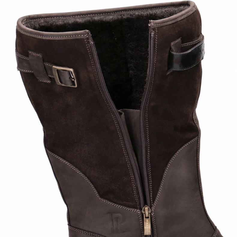 Bottes tactiques durables-Myśliwskie Leather Baribal Pollonus Brown 6-0104-001 brun brun 2