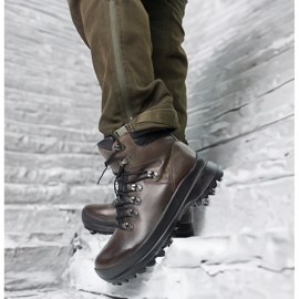 Pollonus Chaussures de randonnée, cuir tactique-miel Polonus 6-0126-002 Bison marron brun brun 2